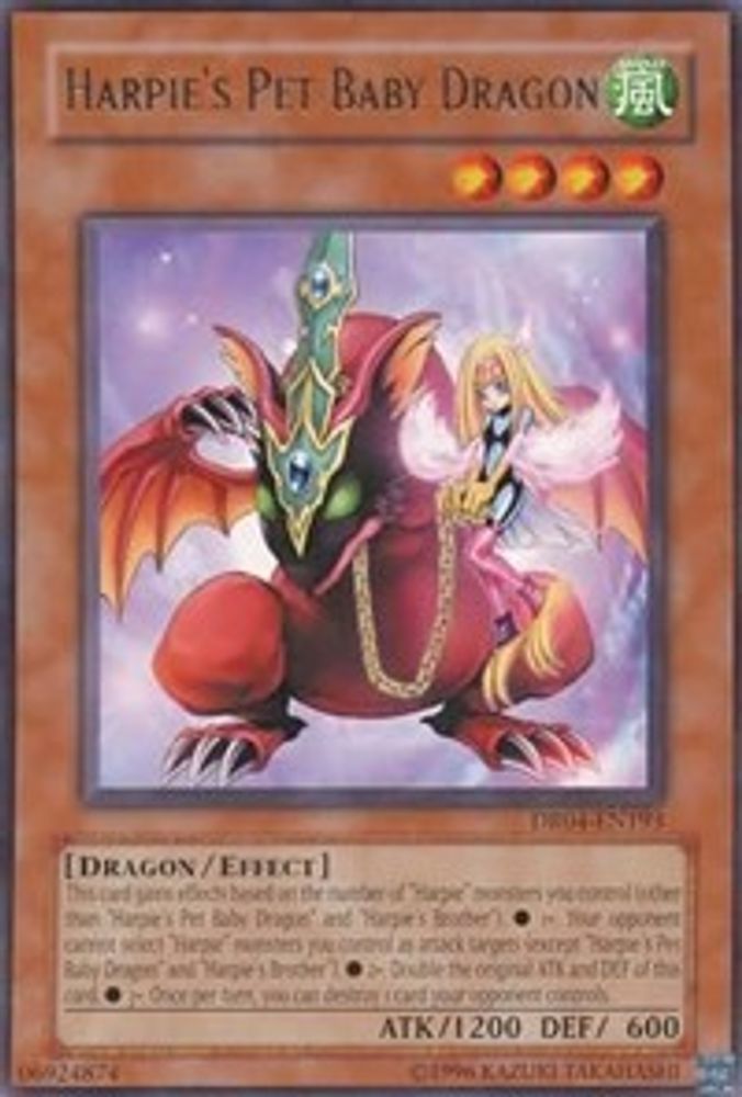 Harpie's Pet Baby Dragon (DR04-EN193) - Rare