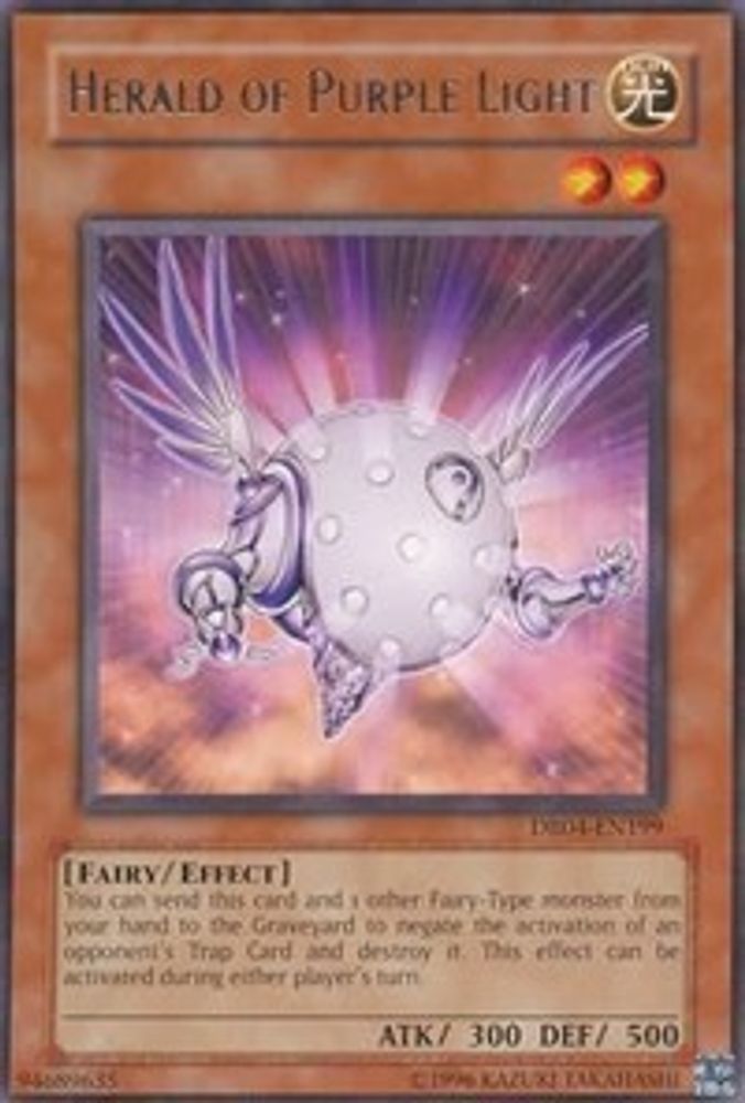 Herald of Purple Light (DR04-EN199) - Rare