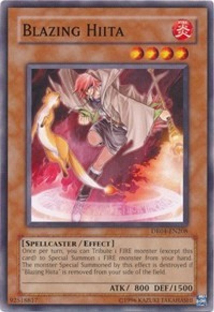 Blazing Hiita (DR04-EN208) - Common