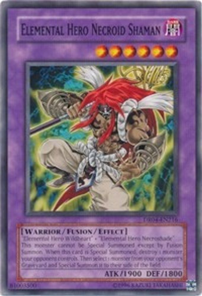 Elemental Hero Necroid Shaman (DR04-EN216) - Common