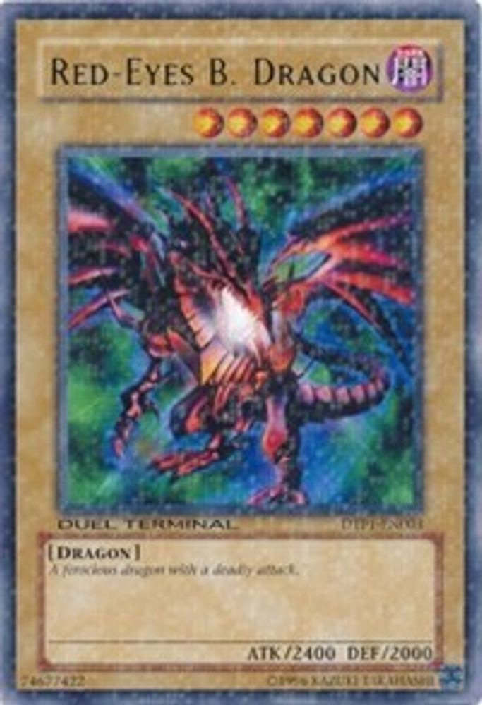 Red-Eyes B. Dragon (DTP1-EN003) - Duel Terminal Rare Parallel Rare