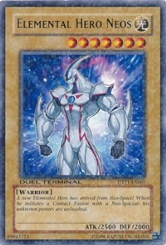 Elemental Hero Neos (DTP1-EN005) - Duel Terminal Rare Parallel Rare