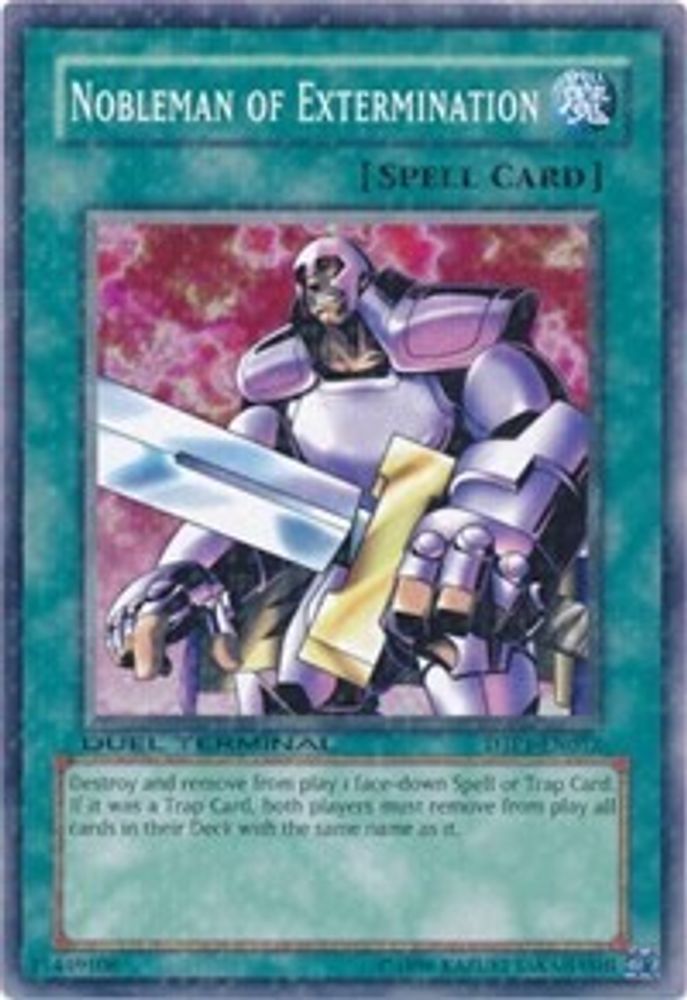 Nobleman of Extermination (DTP1-EN012) - Duel Terminal Normal Parallel Rare
