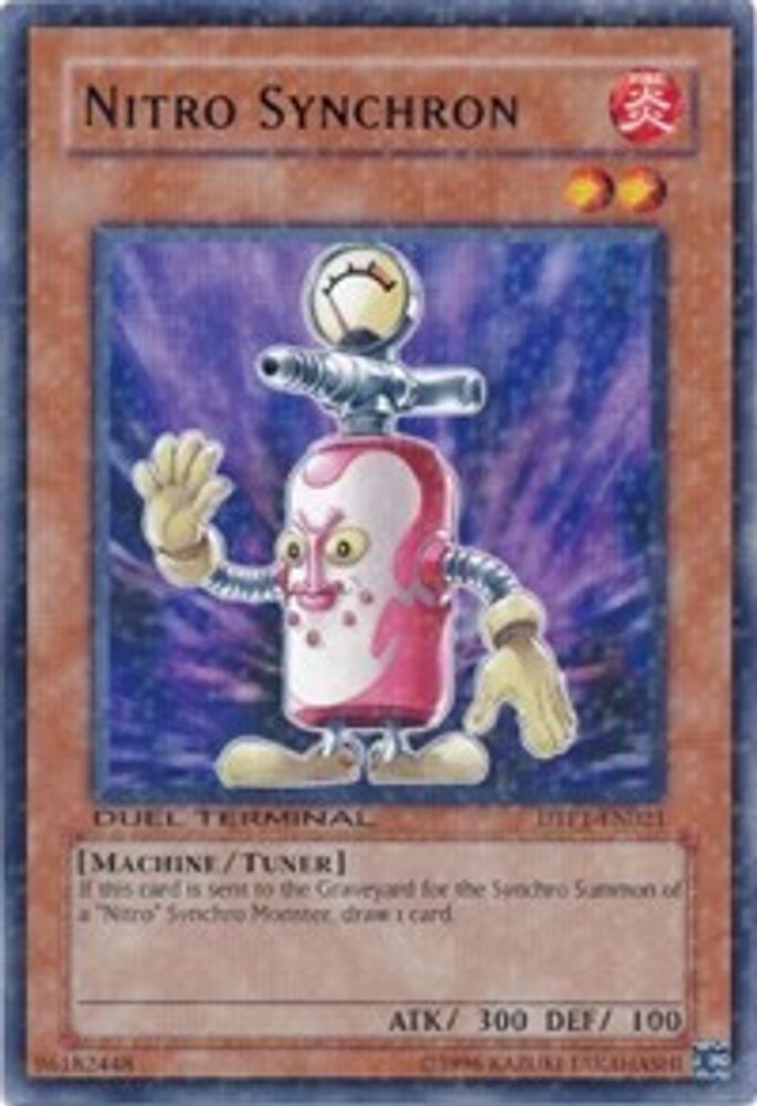 Nitro Synchron (DTP1-EN021) - Duel Terminal Rare Parallel Rare