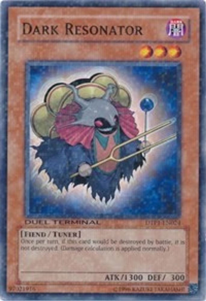 Dark Resonator (DTP1-EN024) - Duel Terminal Normal Parallel Rare