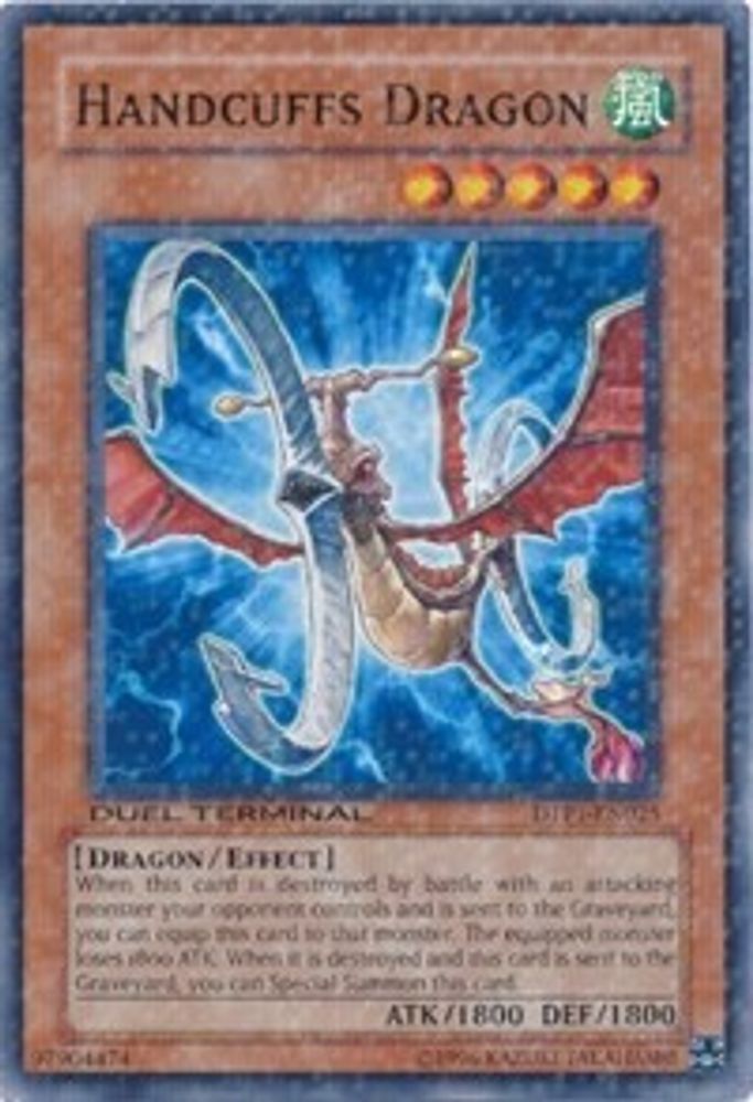 Handcuffs Dragon (DTP1-EN025) - Duel Terminal Normal Parallel Rare