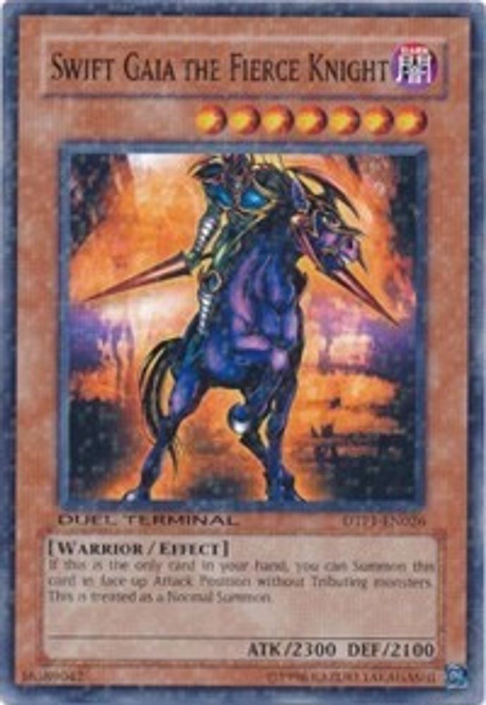 Swift Gaia the Fierce Knight (DTP1-EN026) - Duel Terminal Normal Parallel Rare