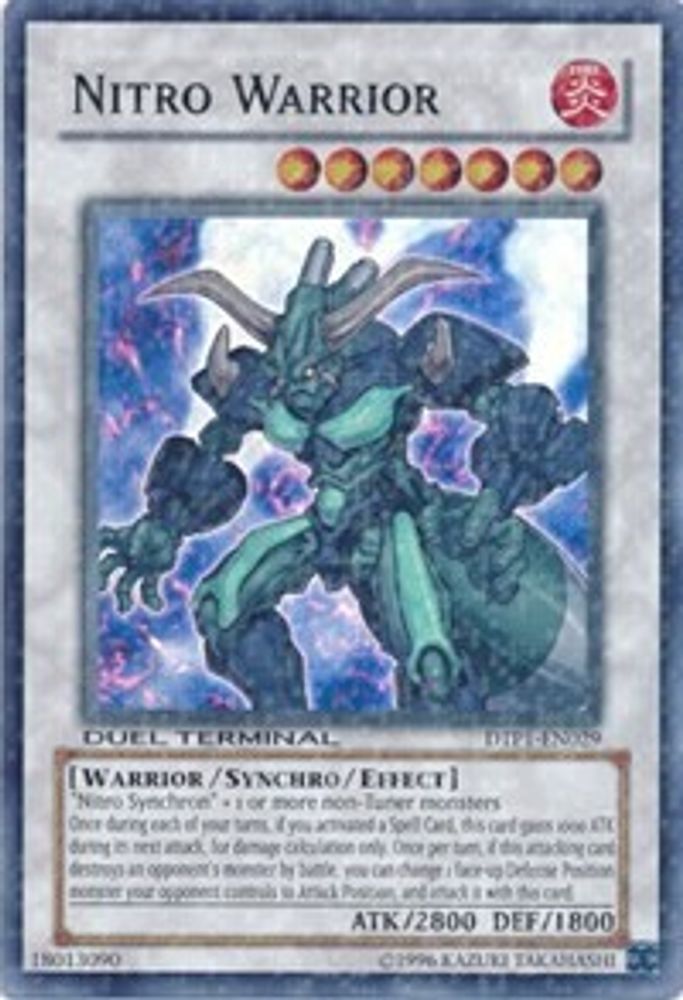 Nitro Warrior (DTP1-EN029) - Duel Terminal Super Parallel Rare