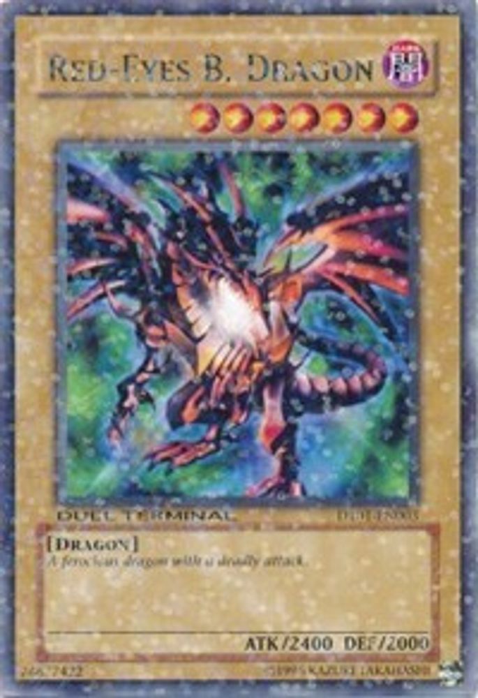 Red-Eyes B. Dragon (DT01-EN003) - Duel Terminal Rare Parallel Rare