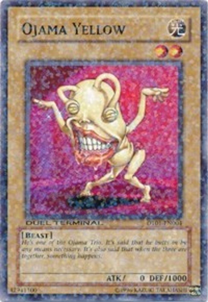 Ojama Yellow (DT01-EN004) - Duel Terminal Normal Parallel Rare