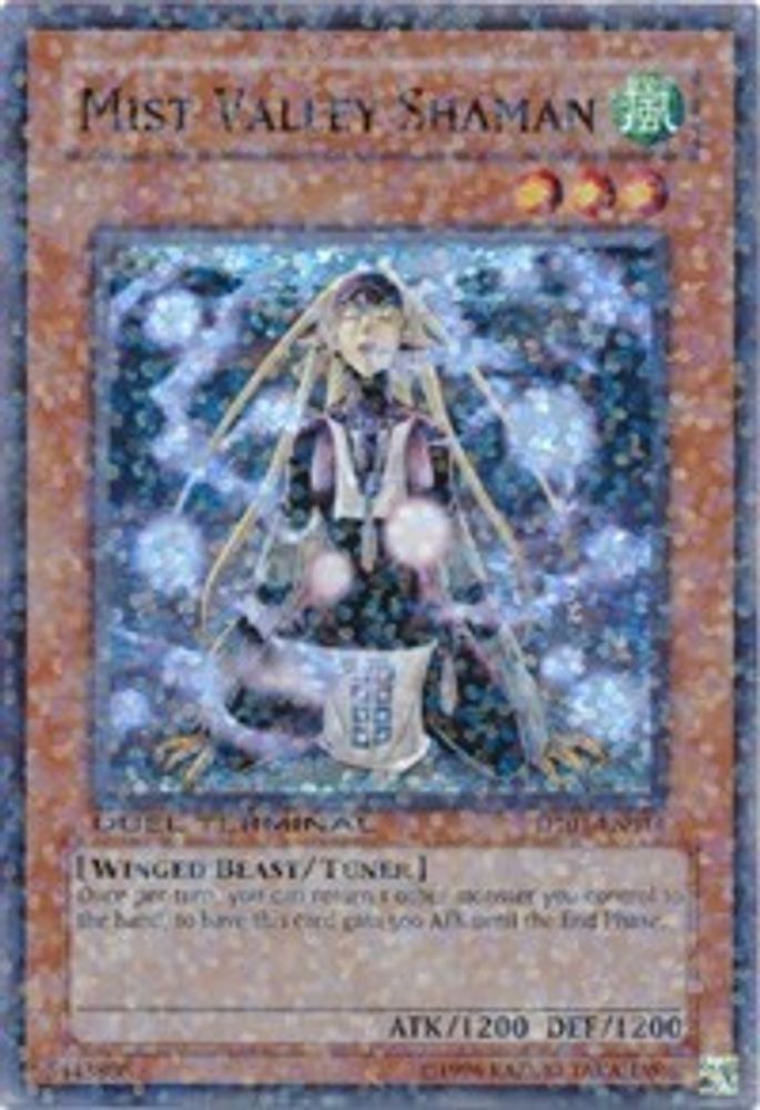 Mist Valley Shaman (DT01-EN014) - Duel Terminal Super Parallel Rare