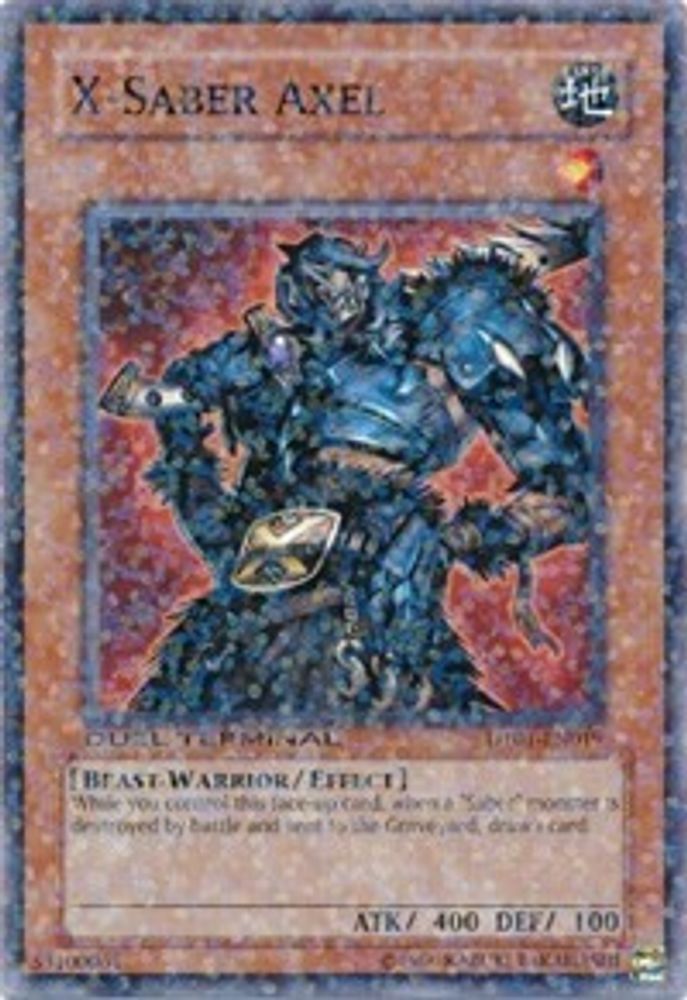 X-Saber Axel (DT01-EN019) - Duel Terminal Normal Parallel Rare