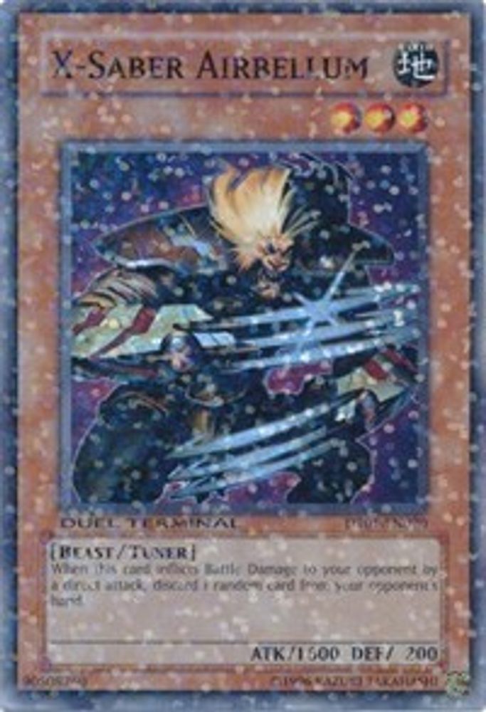 X-Saber Airbellum (DT01-EN020) - Duel Terminal Super Parallel Rare