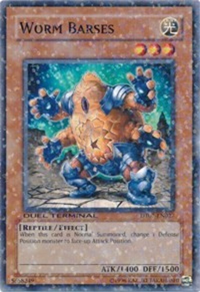 Worm Barses (DT01-EN027) - Duel Terminal Normal Parallel Rare