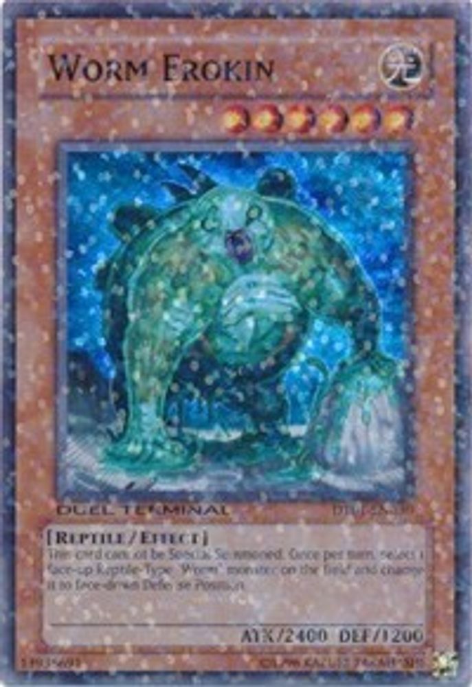 Worm Erokin (DT01-EN030) - Duel Terminal Super Parallel Rare