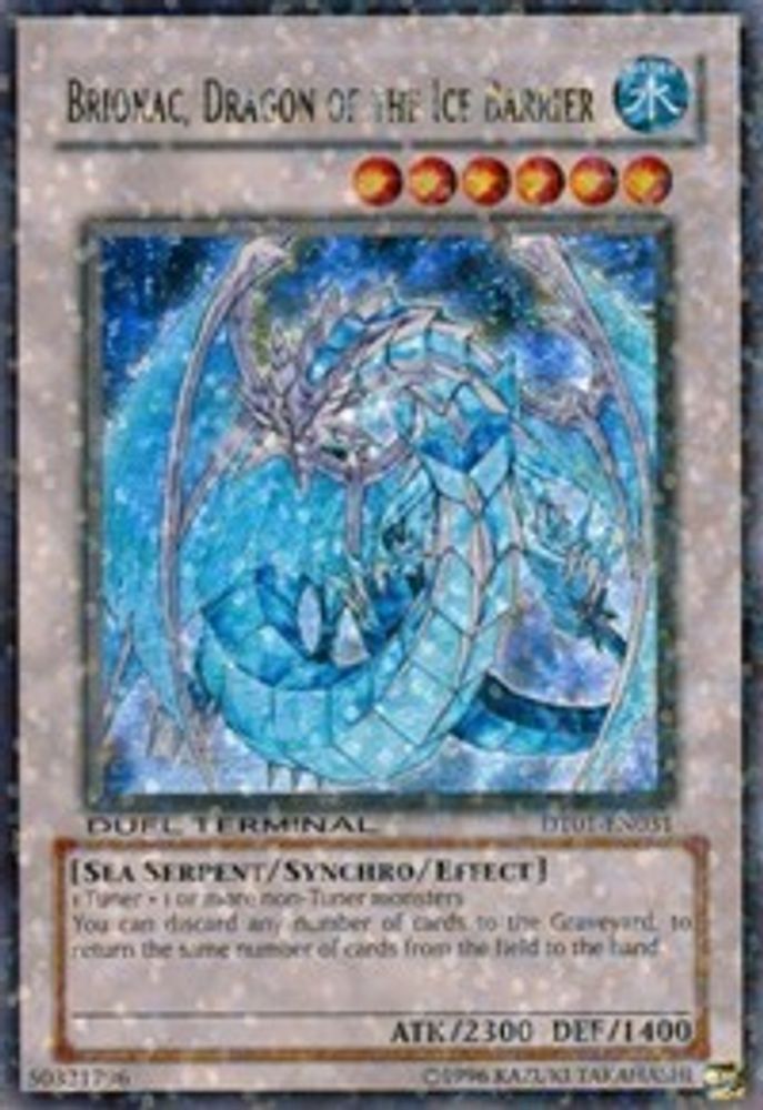 Brionac, Dragon of the Ice Barrier (DT01-EN031) - Duel Terminal Ultra Parallel Rare