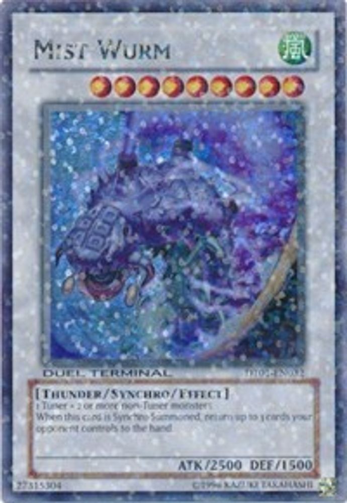 Mist Wurm (DT01-EN032) - Duel Terminal Ultra Parallel Rare