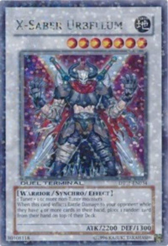 X-Saber Urbellum (DT01-EN034) - Duel Terminal Ultra Parallel Rare