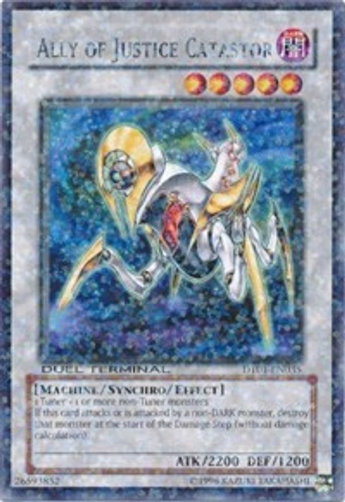 Ally of Justice Catastor (DT01-EN035) - Duel Terminal Rare Parallel Rare
