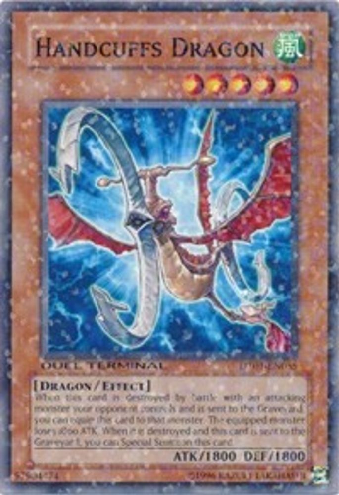 Handcuffs Dragon (DT01-EN055) - Duel Terminal Normal Parallel Rare