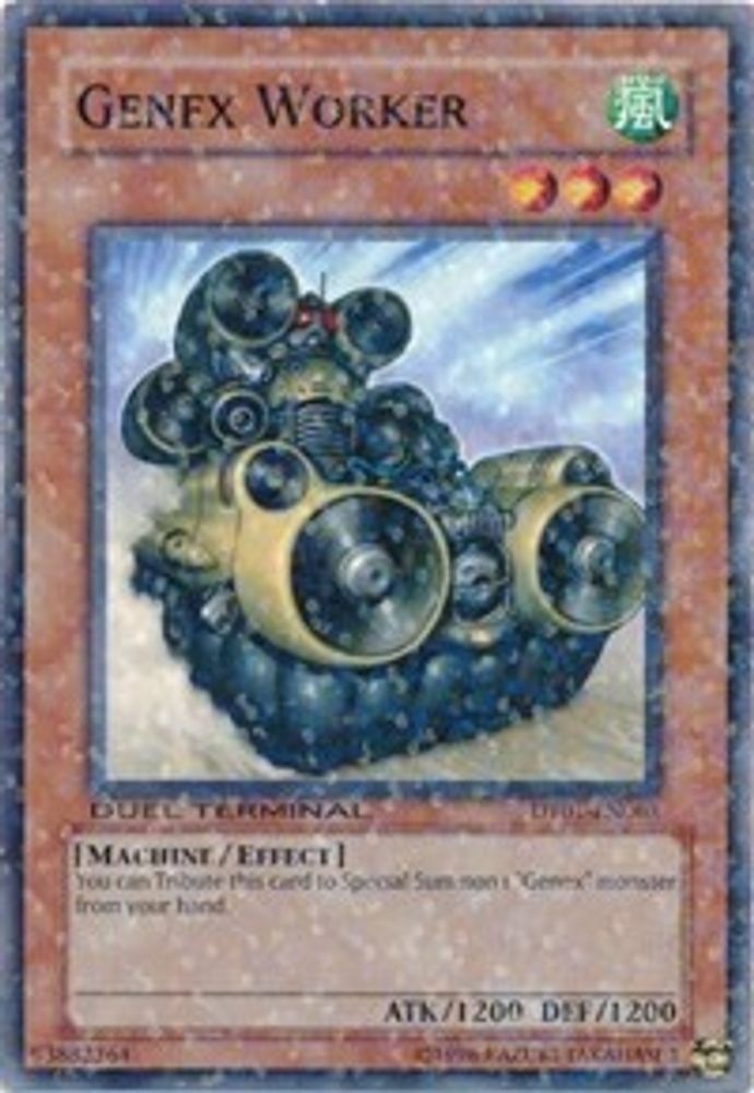 Genex Worker (DT01-EN063) - Duel Terminal Normal Parallel Rare