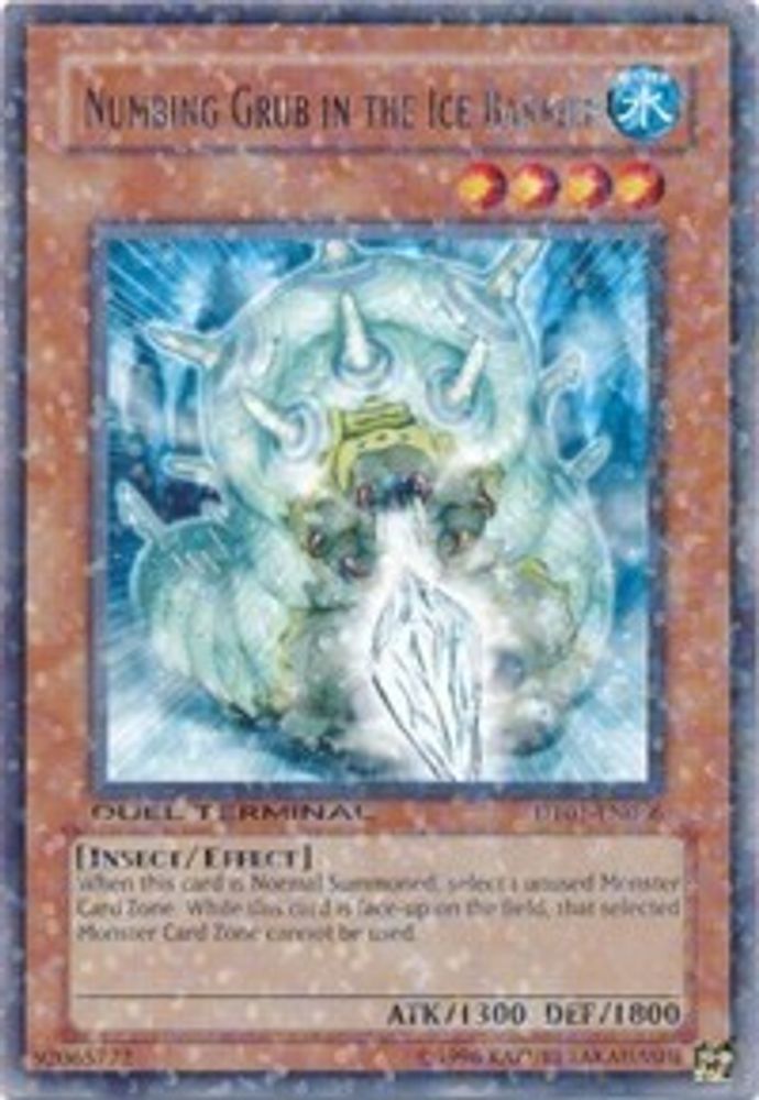 Numbing Grub in the Ice Barrier (DT01-EN066) - Duel Terminal Rare Parallel Rare