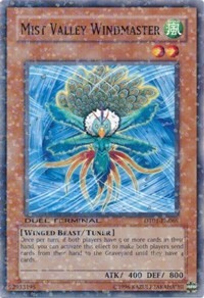 Mist Valley Windmaster (DT01-EN069) - Duel Terminal Normal Parallel Rare