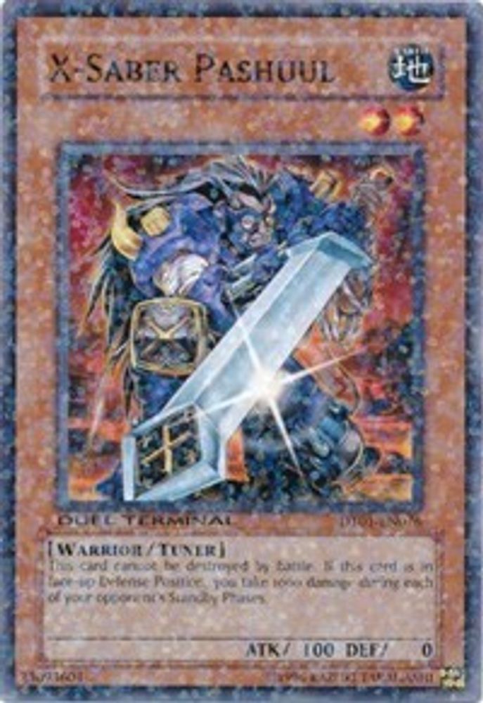 X-Saber Pashuul (DT01-EN076) - Duel Terminal Normal Parallel Rare