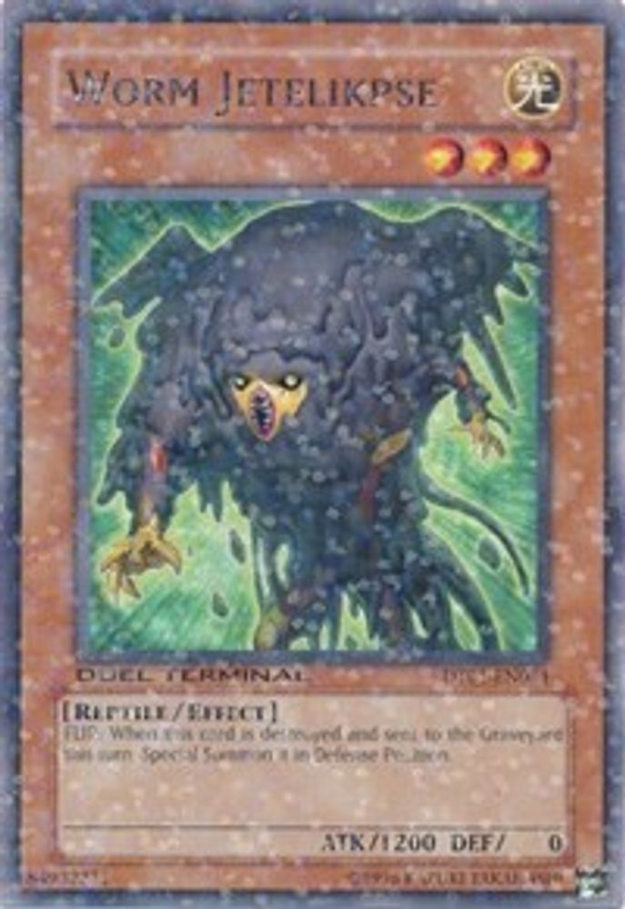Worm Jetelikpse (DT01-EN084) - Duel Terminal Rare Parallel Rare
