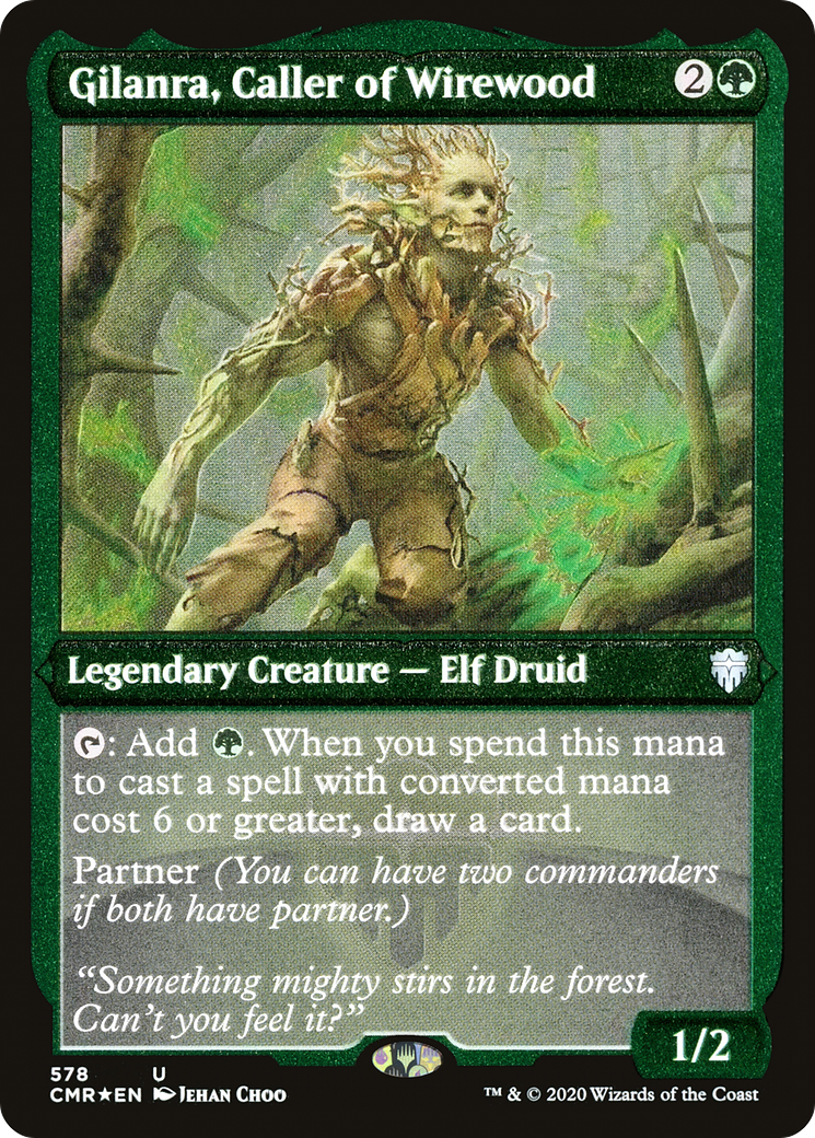 Gilanra, appelant de Wirewood (gravé) [Commander Legends] 