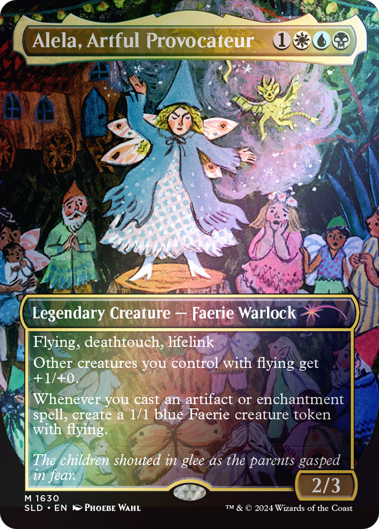 Alela, Artful Provocateur (1630) (Rainbow Foil) [Secret Lair Drop Series] 