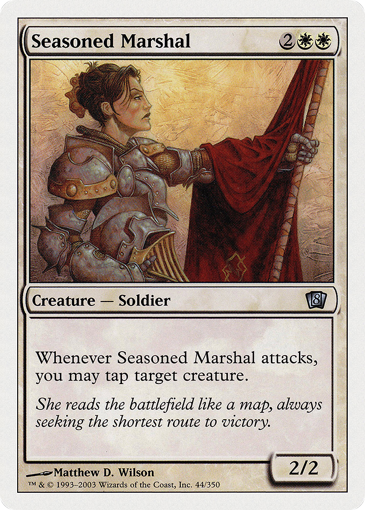 Seasoned Marshal (8ED-044) - 8th Edition Foil