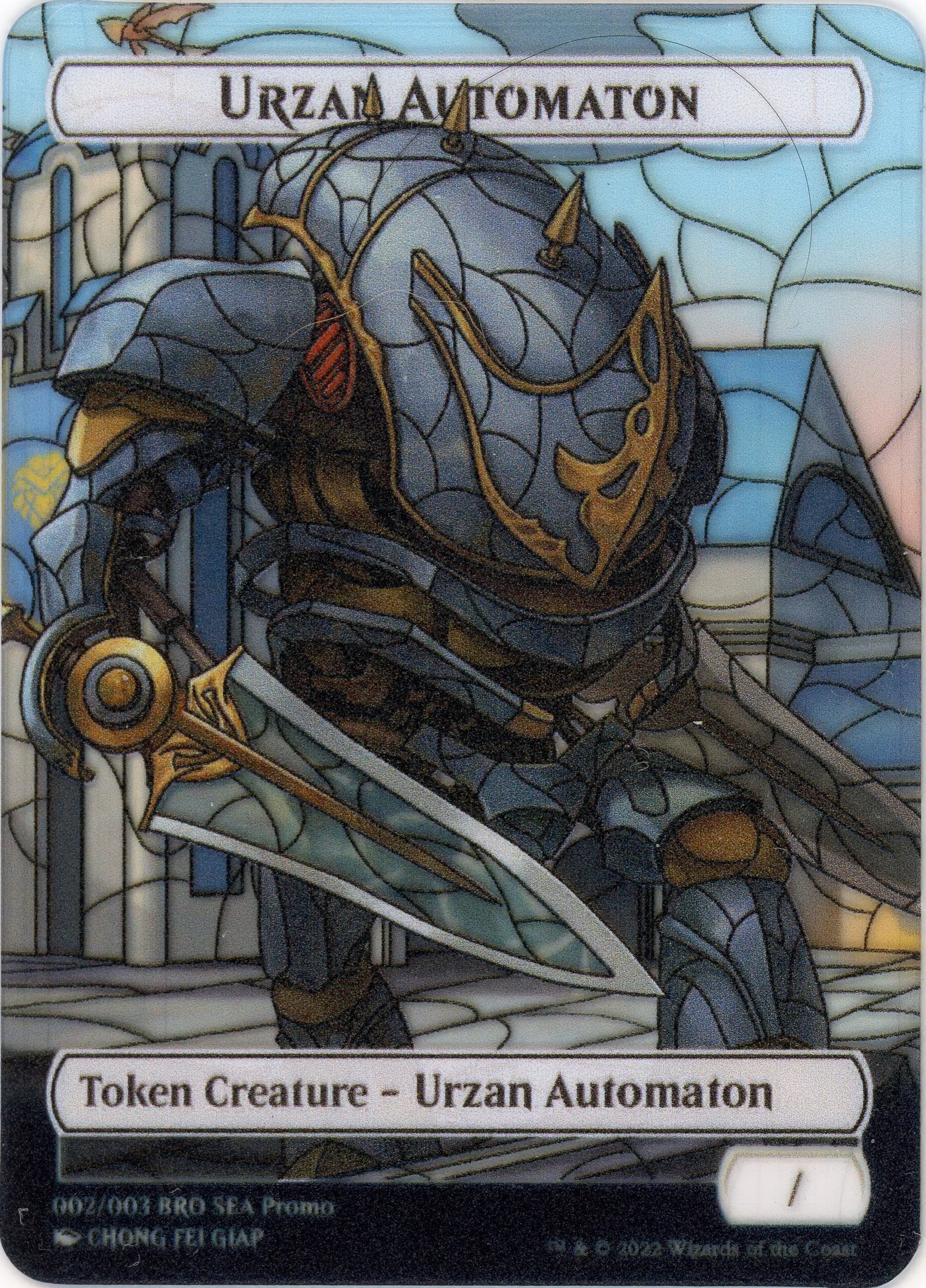 Jeton d'automate Urzan (exclusivité SEA) [Jetons de guerre des frères] 