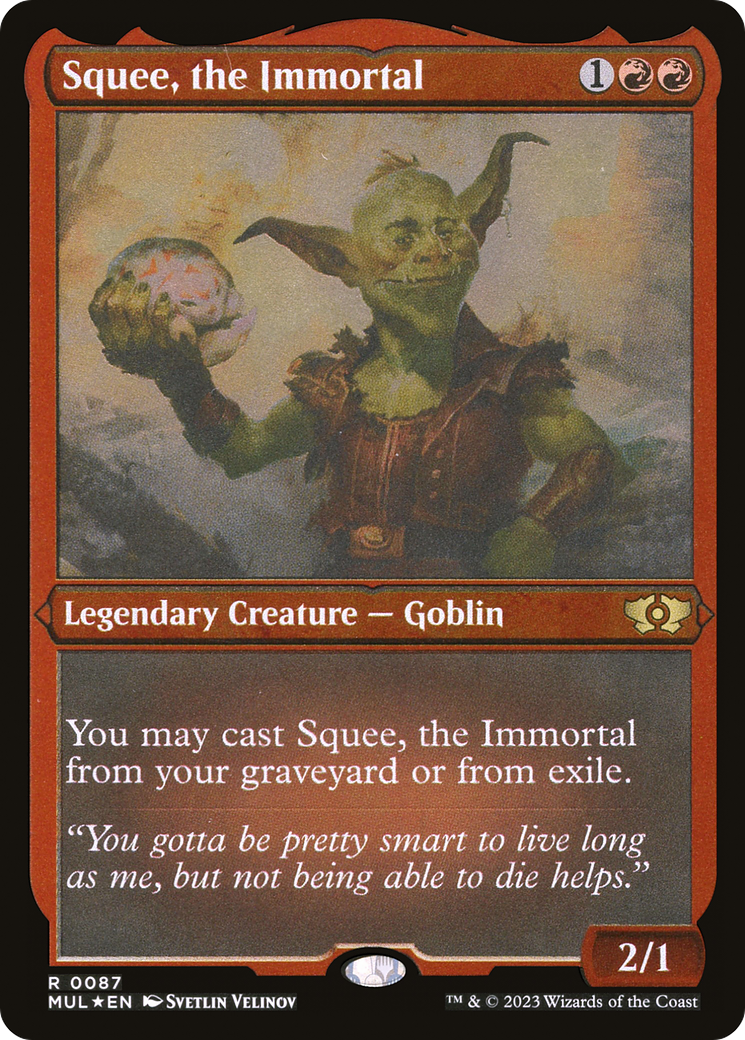 Squee, l'Immortel (Foil Etched) [Légendes Multivers] 