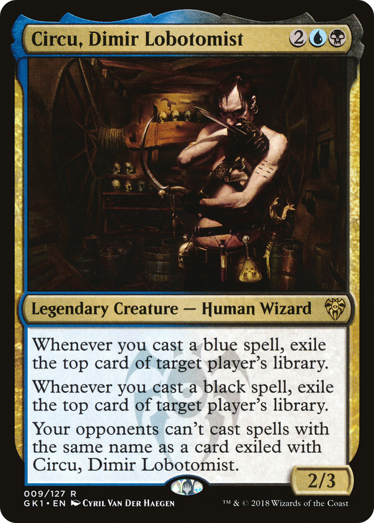 Circu, Dimir Lobotomist (GR1-009) - GRN Guild Kit
