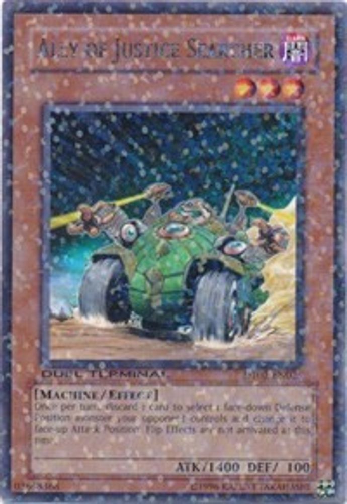 Ally of Justice Searcher (DT02-EN025) - Duel Terminal Rare Parallel Rare