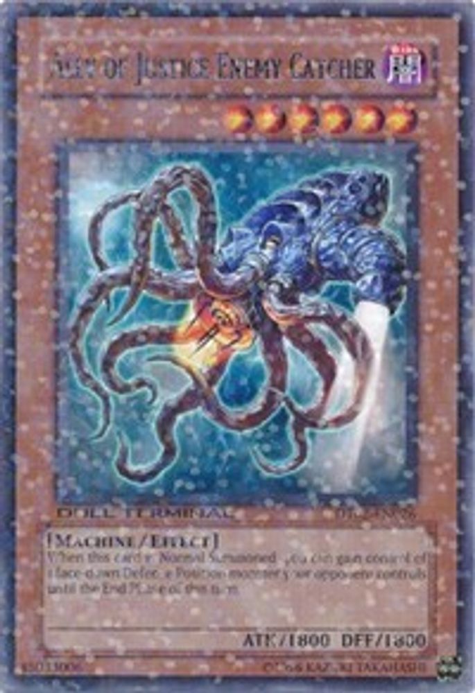 Ally of Justice Enemy Catcher (DT02-EN026) - Duel Terminal Rare Parallel Rare