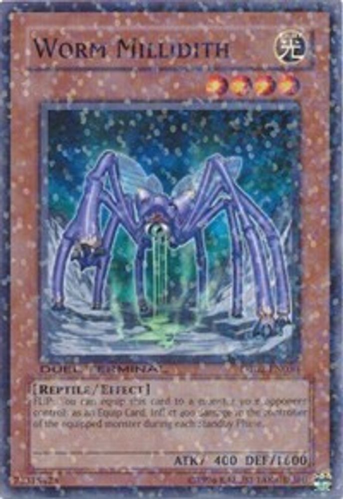 Worm Millidith (DT02-EN030) - Duel Terminal Normal Parallel Rare