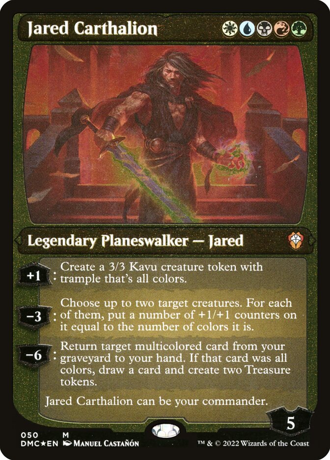 Jared Carthalion (Commandant de vitrine) [Commandant de Dominaria United] 