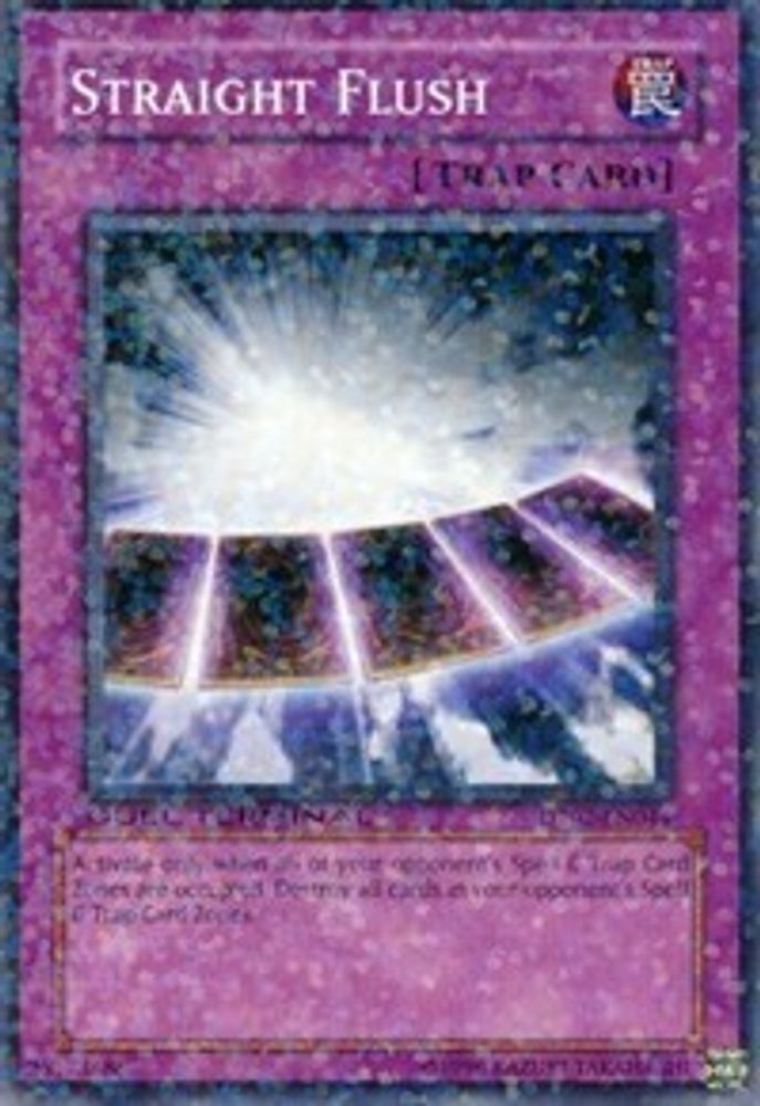 Straight Flush (DT02-EN044) - Duel Terminal Normal Parallel Rare
