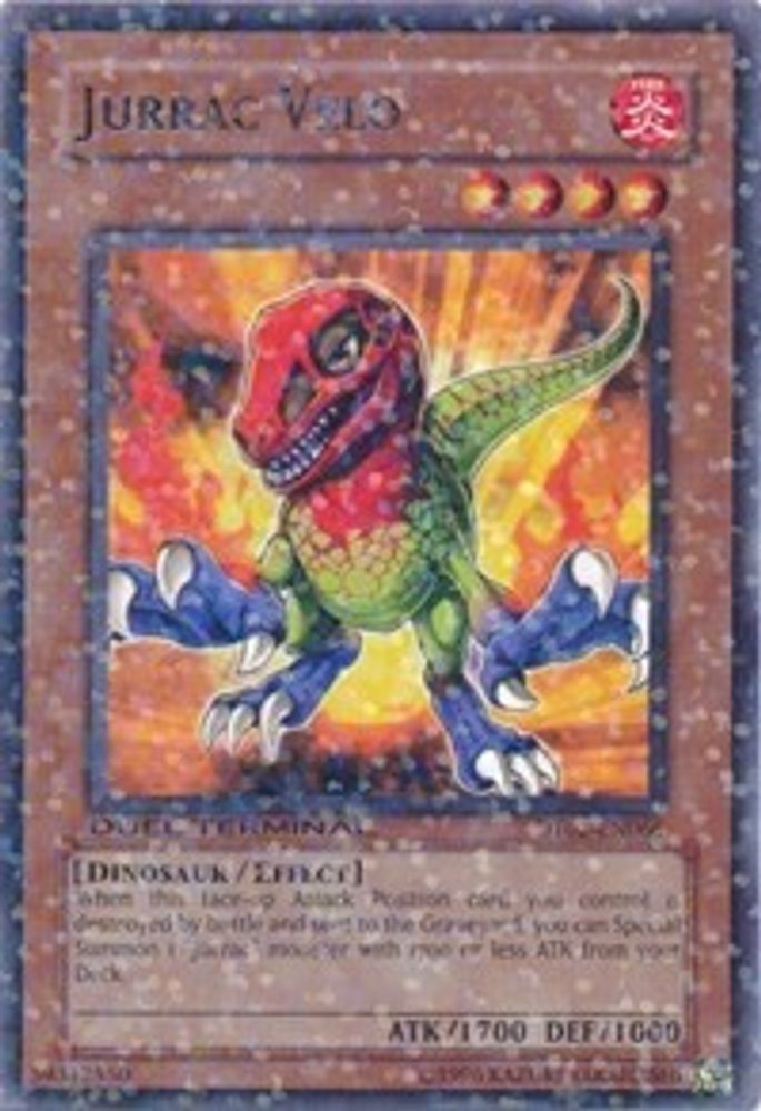 Jurrac Velo (DT02-EN066) - Duel Terminal Rare Parallel Rare