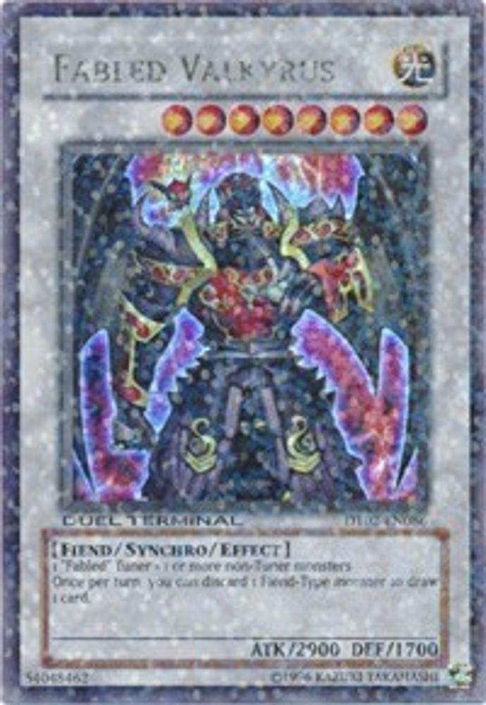 Fabled Valkyrus (DT02-EN086) - Duel Terminal Ultra Parallel Rare