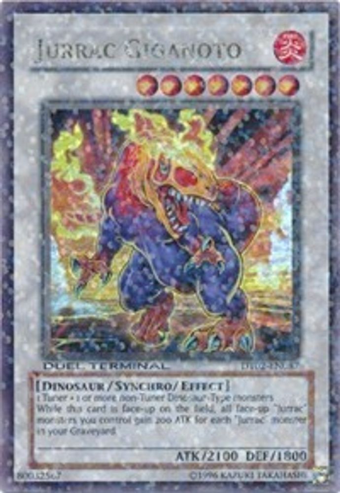 Jurrac Giganoto (DT02-EN087) - Duel Terminal Ultra Parallel Rare
