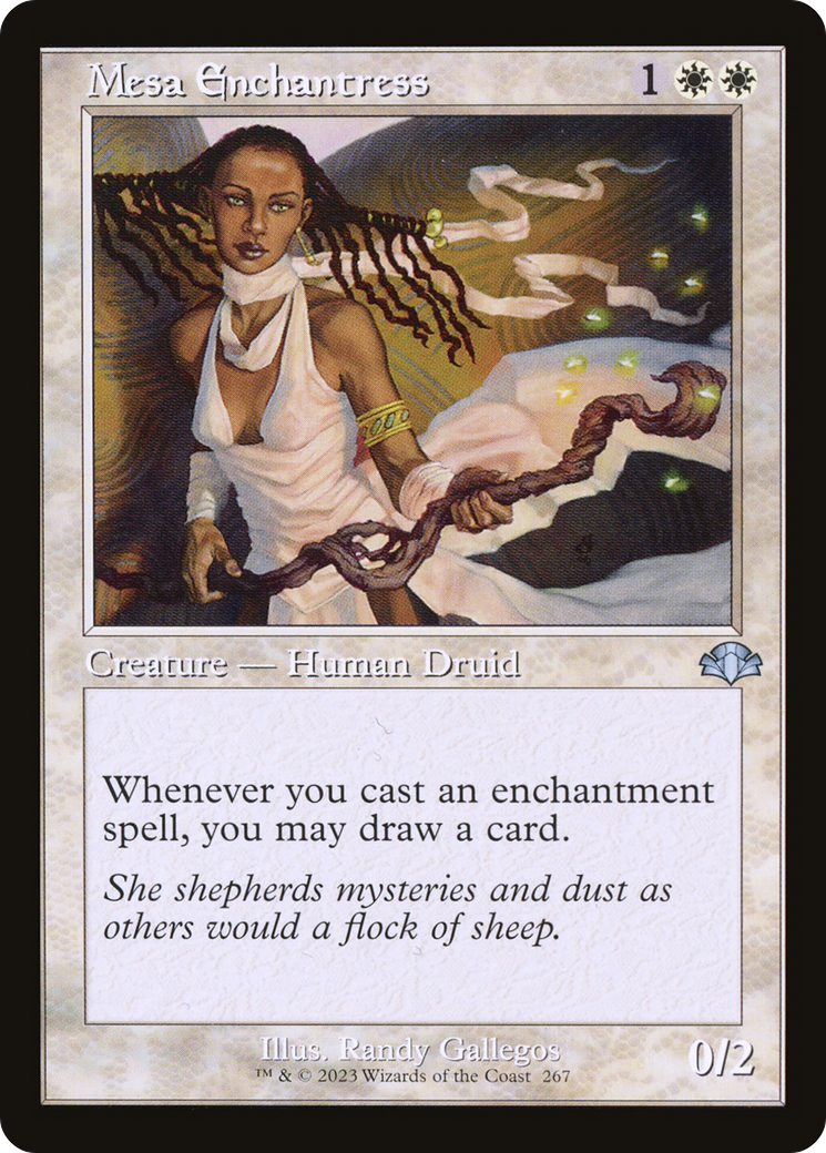 Mesa Enchantress (Rétro) [Dominaria Remastered] 