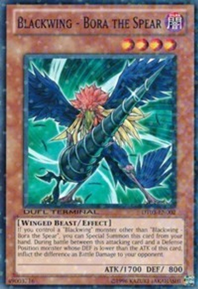 Blackwing - Bora the Spear (DT03-EN002) - Duel Terminal Normal Parallel Rare