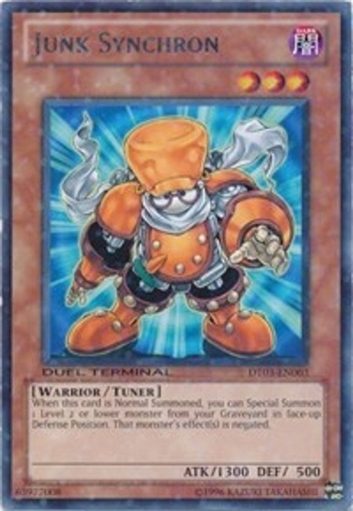 Junk Synchron (DT03-EN003) - Duel Terminal Rare Parallel Rare