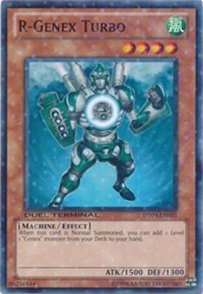 R-Genex Turbo (DT03-EN021) - Duel Terminal Normal Parallel Rare