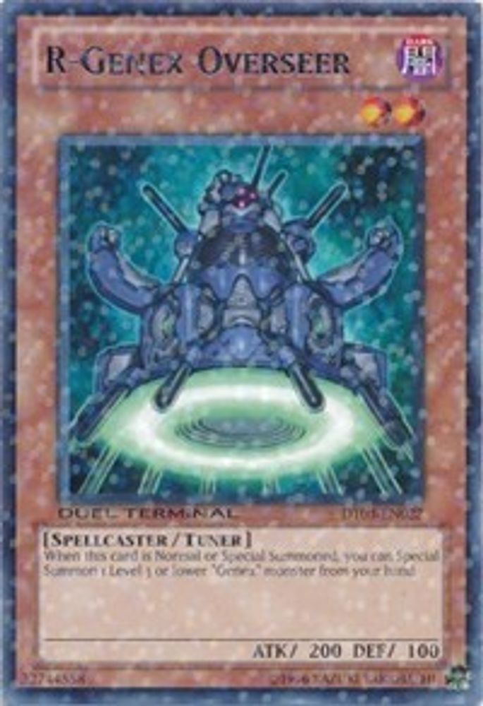 R-Genex Overseer (DT03-EN022) - Duel Terminal Rare Parallel Rare