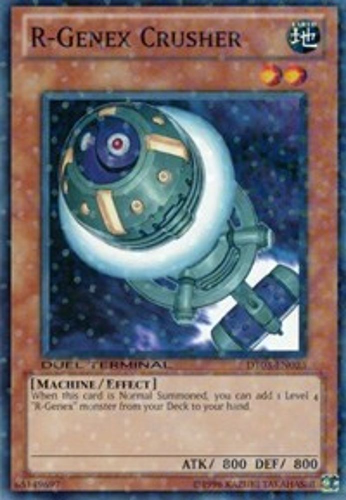 R-Genex Crusher (DT03-EN023) - Duel Terminal Normal Parallel Rare