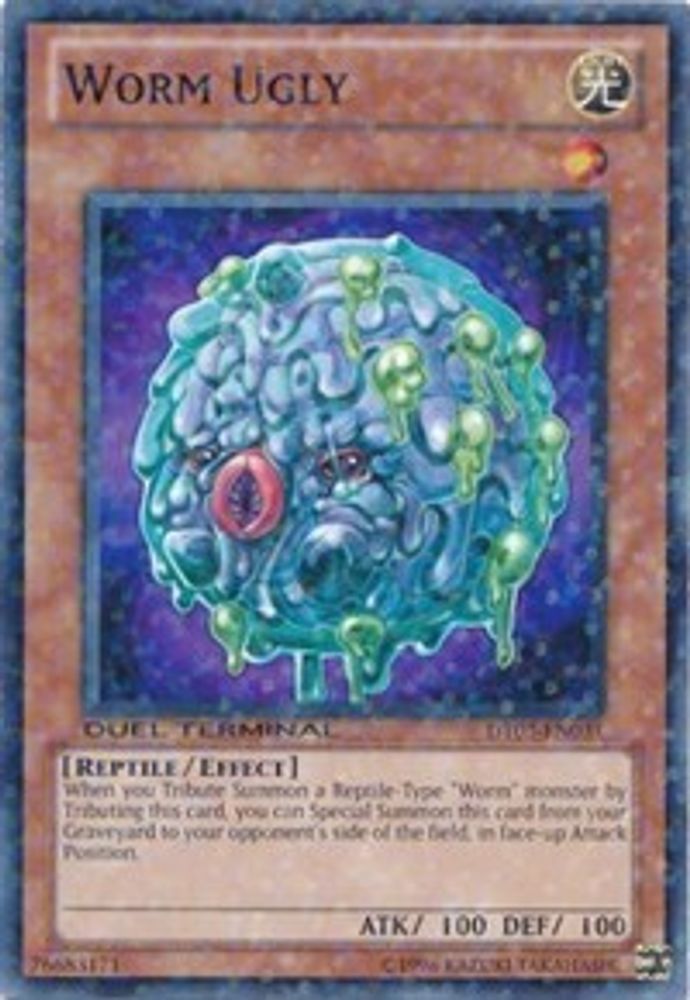 Worm Ugly (DT03-EN031) - Duel Terminal Normal Parallel Rare
